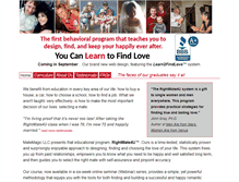 Tablet Screenshot of learntofindlove.com